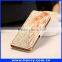 High quality diamond bling wallet leather case For apple iphone 4