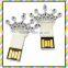 2016 hot selling free logo brand USB flash drive pen drive memory stick metal various shapes of disk,