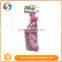 Lovely plastic lifelike baby doll 16 inch baby toy doll with baby pink cart