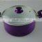 3 Layers PFOA-Free Nonstick Casserole with Metallic Painting