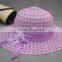 Cheap special embroidery straw hat for children