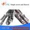 30-250mm Plastic PVC Pipe Extruder Single Screw Barrel,Single Screw and Barrel for Extruder
