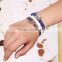 NEW Hot Wholesale Jewelry fashion lots Style Leather Cute Charm Bracelet