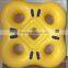 infltable skiing ring for four person