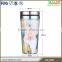 Free Sample wide mouth photo insert double wall coffee mug