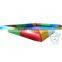 Transparent 8m Pvc Inflatable Swimming Pool Slide