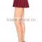 Summer sexy hot mini skirt for lady, Red color skater skirt - SYK15307