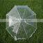 Honsen plastic transparent pvc umbrella