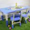 Economic classical rectangular candy table with fixed legs in kids furniture stes