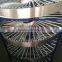 roller spiral conveyor for box downhill