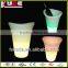 remote control plastic led wine bucket/led ice bucket