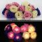 New Handmade Decoration Lighting Multicolor Rose Flower Design String Lights For Holiday, Party, Wedding, Christmas/Xmas Gift