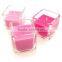 Personal Design Votive Colored Square Candle Glass