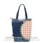 Women Casual Tote Nylon Shopping Bags Patchwork simple design Fashion Handbag shoulder bag