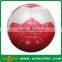 customzied pvc leather football ball white size five