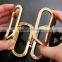 Fashion Gold Large Bangle Buckle Clasp Bracelet Personalized Bracelet Jewelry For Women