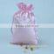 Fast Cheap Custom Design Satin Decoration Drawstring Hair Bag