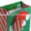 Wholesale handmade custom glitter christmas gift paper shopping bags