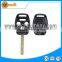 High quality car keys for 3+1 button remote key blank for key cover case without key fobs with chip groove for Honda fit