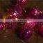 ROSE RED FAIRY WEDDING DECOR RATTAN BALL LED STRING LIGHTS