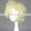 Fashion pricce wig king curly blond mans wig with bangs N486