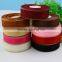 China High Quality Customized Colorful Sheer Organza Ribbon With Gold Wired/Edges