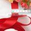 Wholesale Single Face China Red 100% Polyester Satin Ribbon Roll For Festival Wedding Party Decoration 25 yds/roll