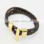 Fashion leather wristband for wholesale-ZB3340