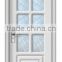 High quality coated wooden interior door pvc door