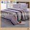 China Suppliers quilt blankets rebel wholesale plush blankets grid bed sheet set