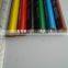 promotional 3.5inch triangle short wooden color pencil for kids