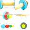 Colorful Wooden Dumbbell For Children and Women