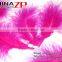 ZPDECOR Fashionable Plume Factory Wholesale Cheap Dyed Hot Pink Fluffy Turkey Marabou Feather for Clothes Decorations