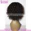 Stock afro kinky curly full lace wigs remy human hair curly afro wigs for black women