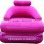 High Class Flocked Inflatable Air Sofa Bed