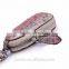 Wholesale OEM smart zipper around car key walelt case python snakeskin leather car key holder