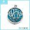Cheap Price Sea Pearl Inlay Gold interchangeable Coin Pendant Jewelry Set Wholesale