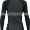 Polyester long sleeve lycra rash guard top for men L-02