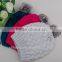 newly knitted winter fashion ladies beanie with crochet flower