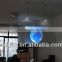 Window Shop Display White Grey deep grey transparent 3D Holographic Projection Film