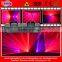 Four tunnel laser disco club show lighting Red, Violet effects light