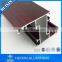 Hot product aluminum wood finish extrusion profile