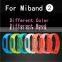 For xiaomi 2016 Newest Replacement wrist Strap for Xiaomi Mi Band 2 MiBand 2 Silicone Wristbands for Mi Band 2 with 10 Colors