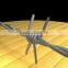 Barbed wire - Hot dipped galvanised BWG16 1.65 cm barbed length 200 meter roll length