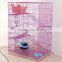 Top Promotions Indoor Large 3 Tiers Wire Cat Show Cages