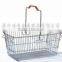 high quality hanging stainless steel shopping wire mesh basket