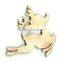 Cheap laser cutting customizable plywood wooden deer crafts