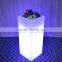 Waterproof Rechargeable RGBW Multi Color LED Light up Flower Pot Planters with Remote LTT-SF15