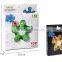 Factory Direct Sales Anti Stress 5 wings Flower Shape Plastic Fidget Spinner With Retail Pakage