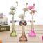 gradient color eiffel tower purple glass vase for home decoration